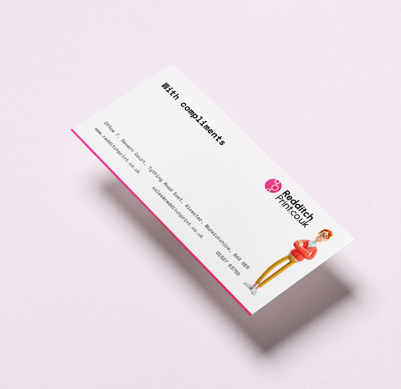 Compliment Slip Mockup